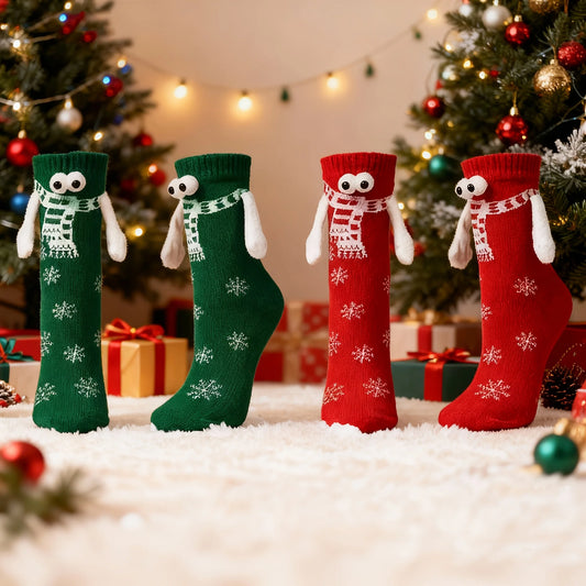 Christmas Socks with Magnetic Design