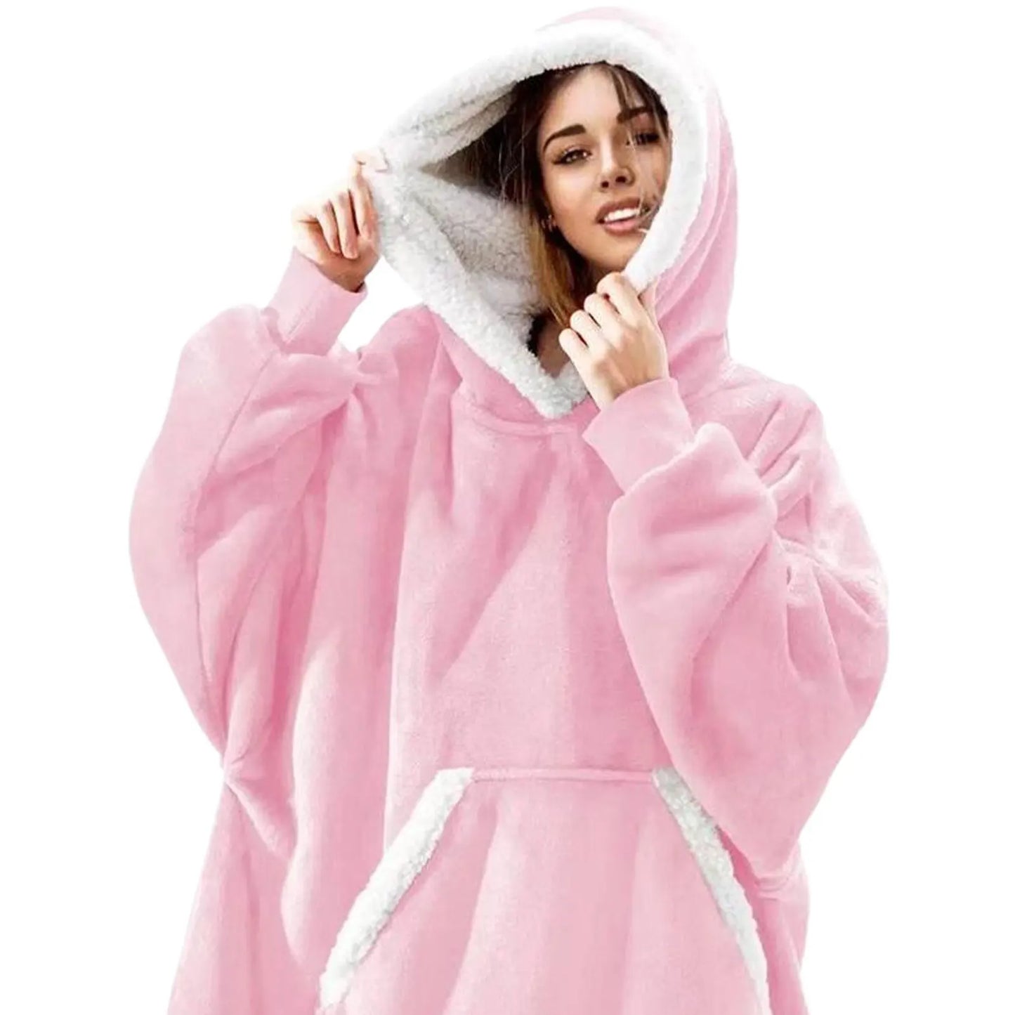 Wearable Blanket Hoodie Oversized