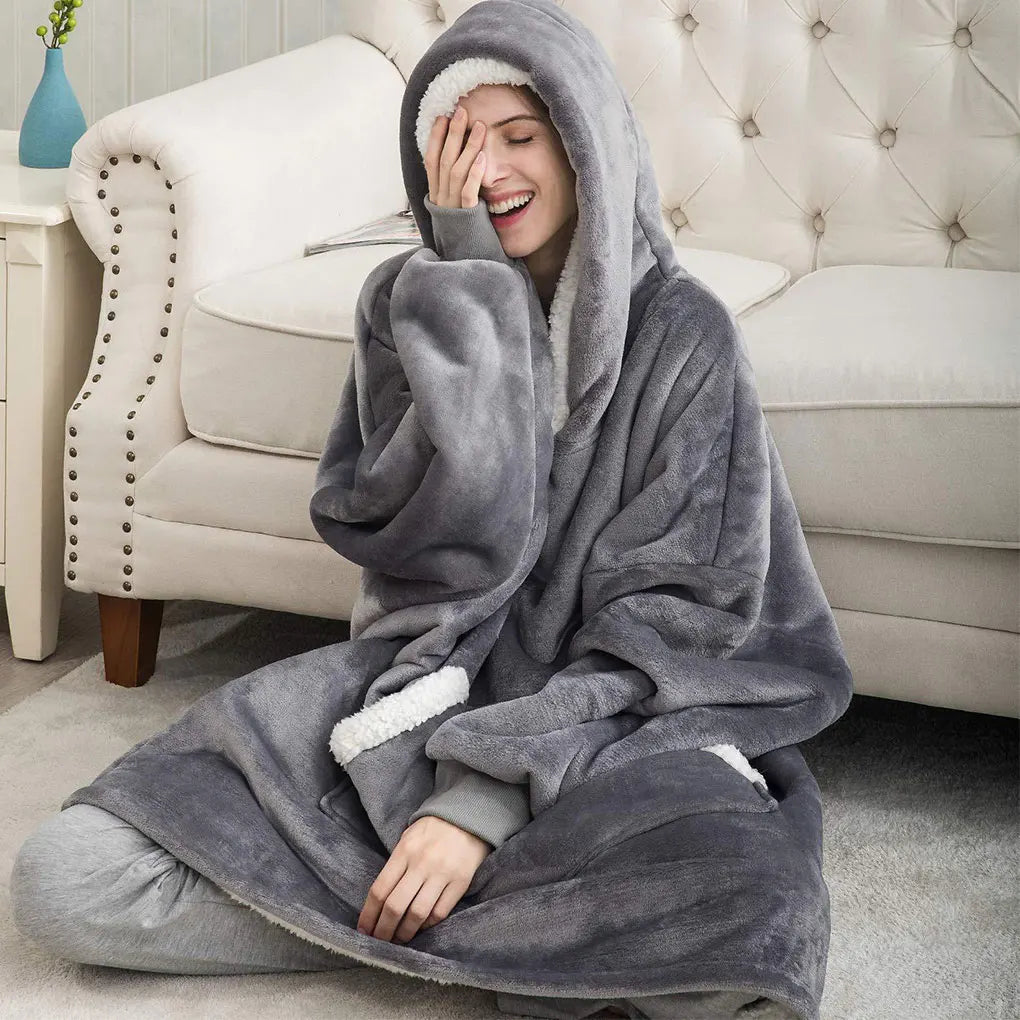 Wearable Blanket Hoodie Oversized