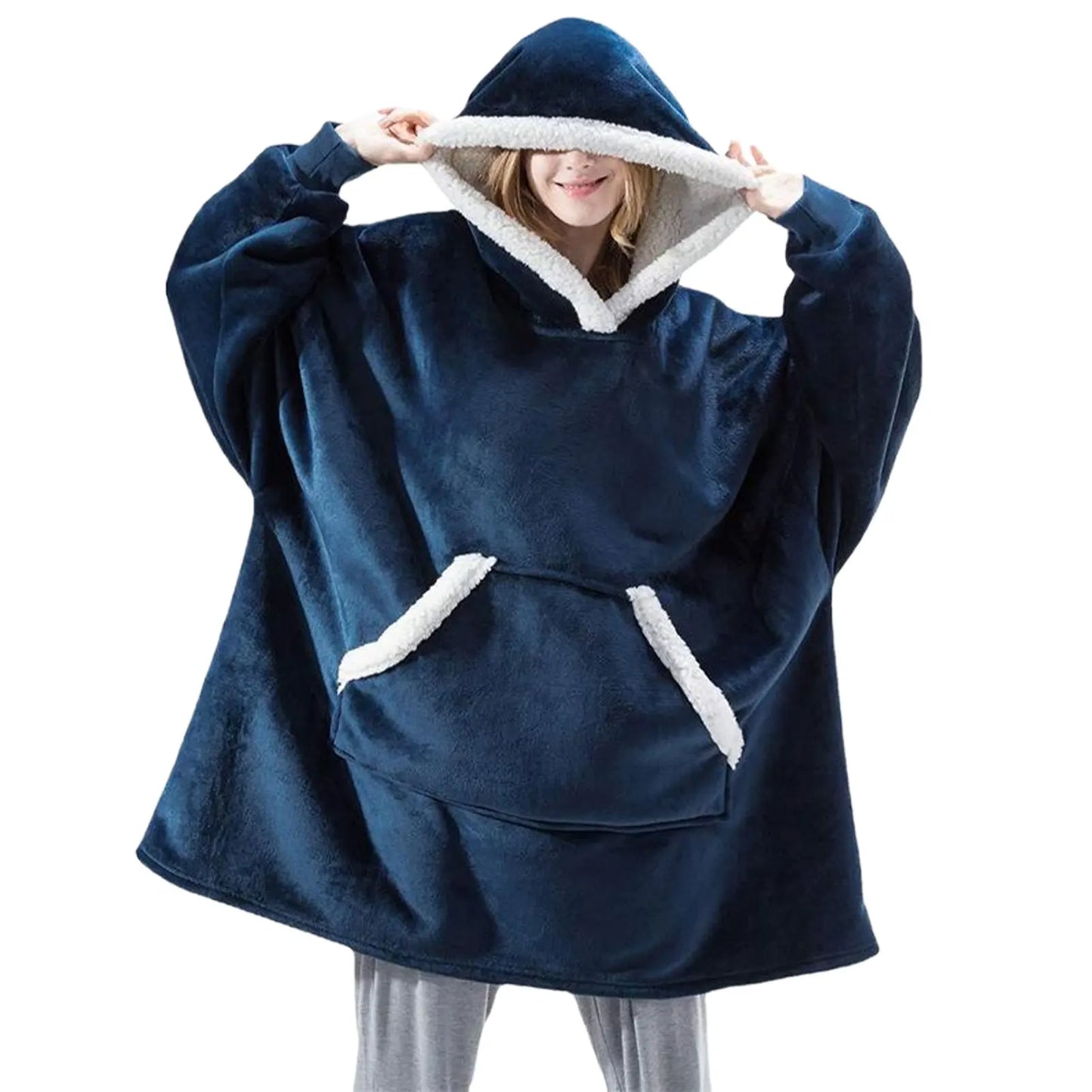 Wearable Blanket Hoodie Oversized
